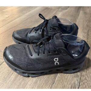 On Cloudgo Women Running Shoes Black Size 9 Wide Athletic Sneakers